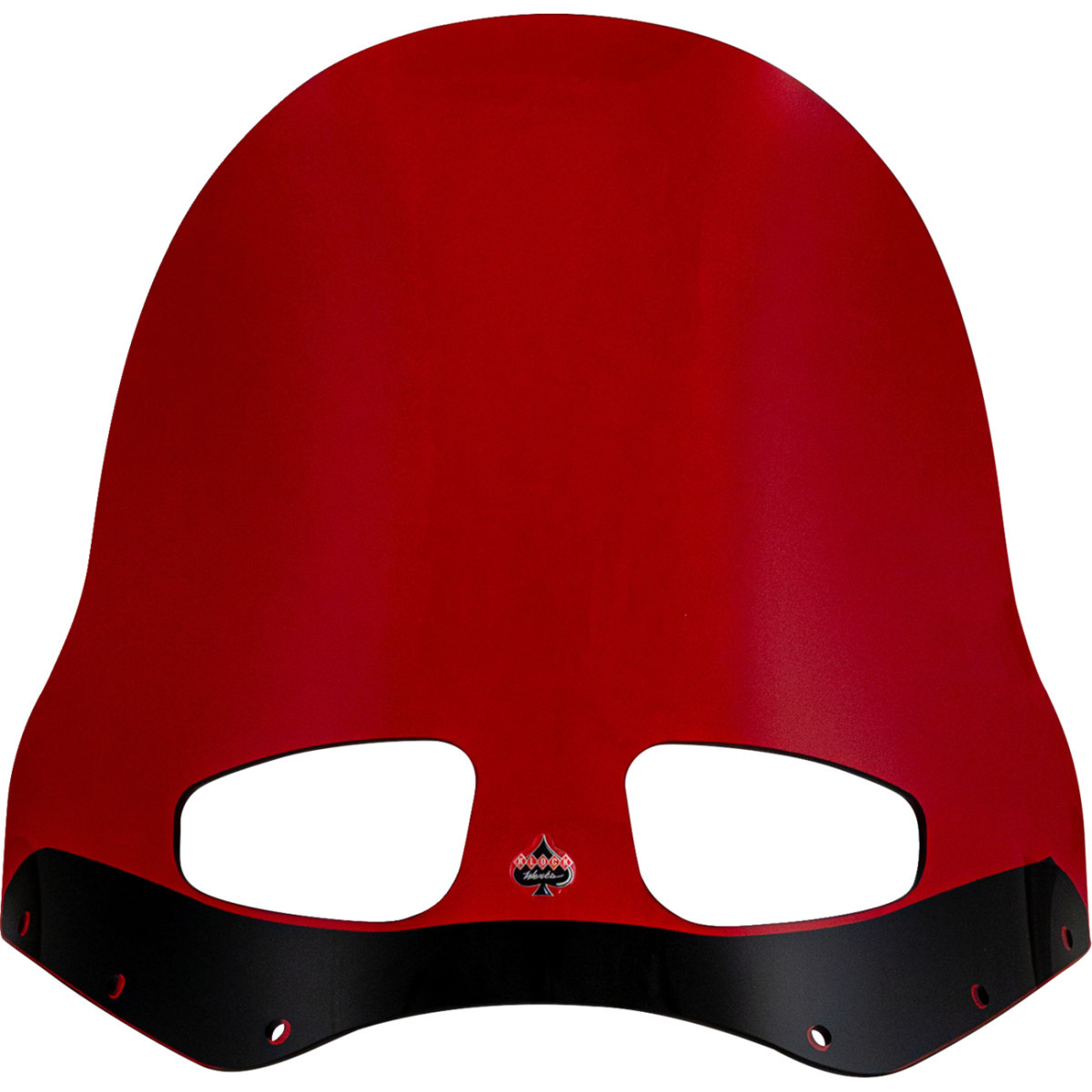 Klock Werks #KWW-06-0619 - Windshield - Road Warrior Fairing - 15" - Red