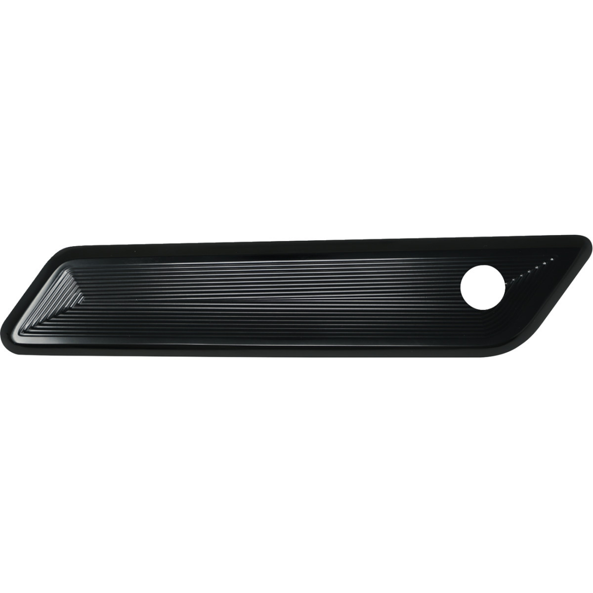 Kodlin USA #K59493 - Saddlebag Latch Covers - Gloss Black - Vektor - FLH/FLT '23-'26