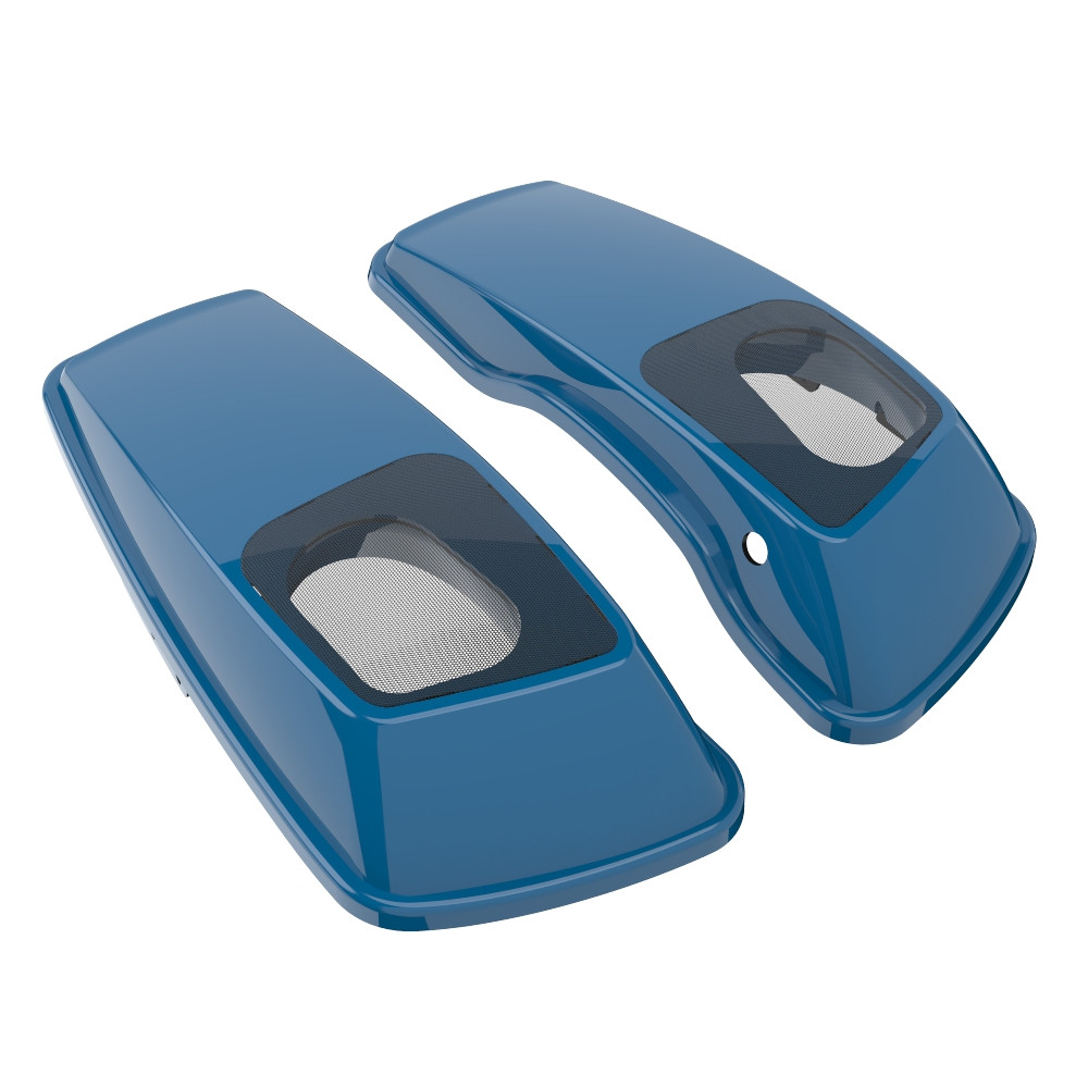 Color Matched 6X9 Saddlebag Speaker Lids For 2014-2023 Harley Davidson Touring
