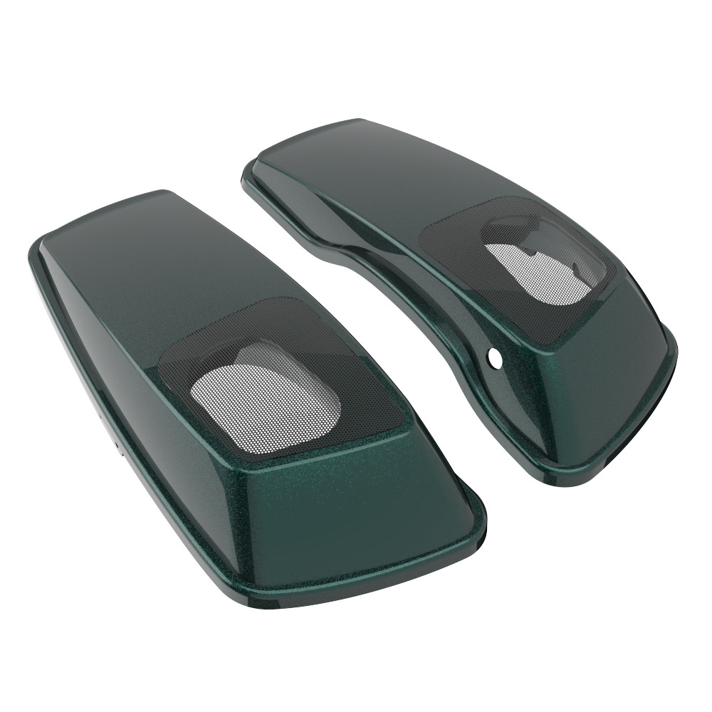Color Matched 6X9 Saddlebag Speaker Lids For 2014-2023 Harley Davidson Touring