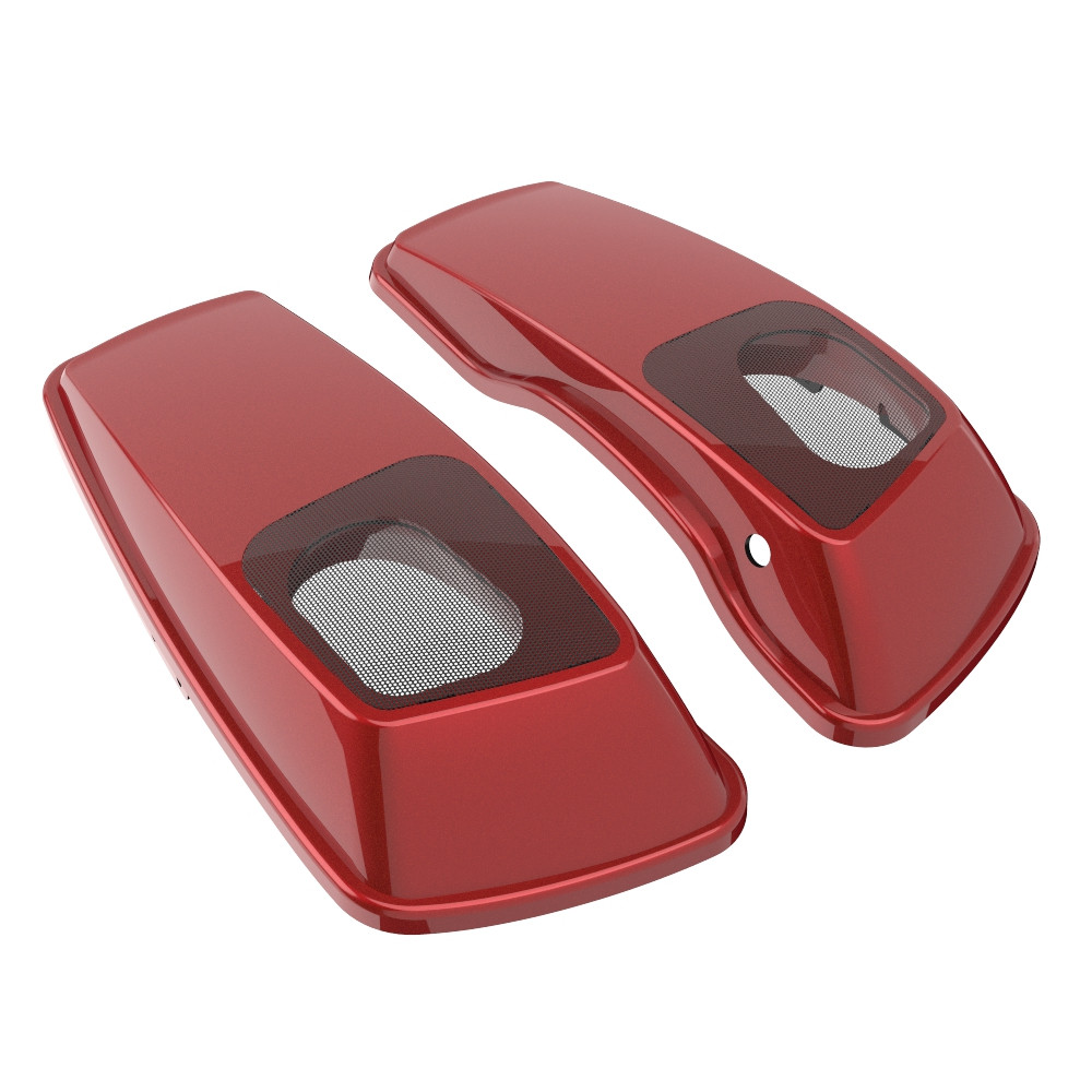 Color Matched 6X9 Saddlebag Speaker Lids For 2014-2023 Harley Davidson Touring