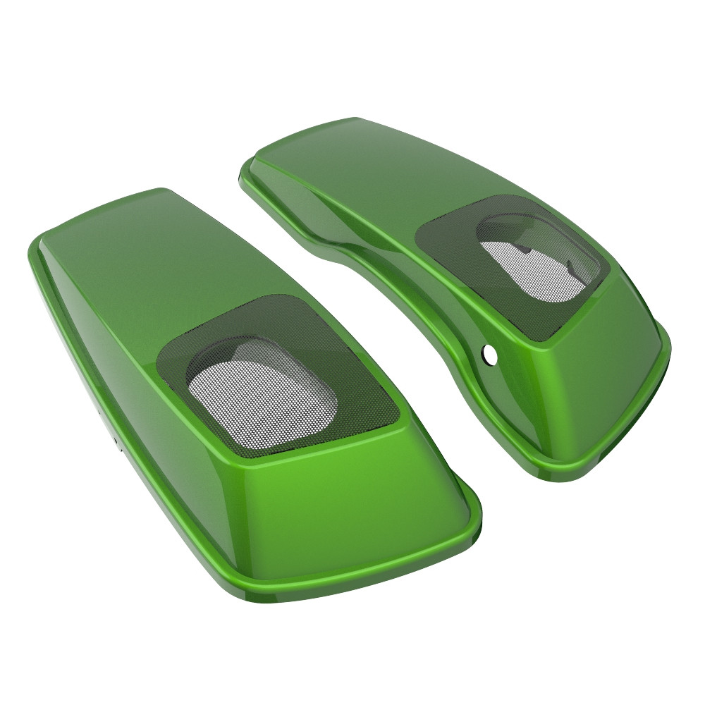 Color Matched 6X9 Saddlebag Speaker Lids For 2014-2023 Harley Davidson Touring
