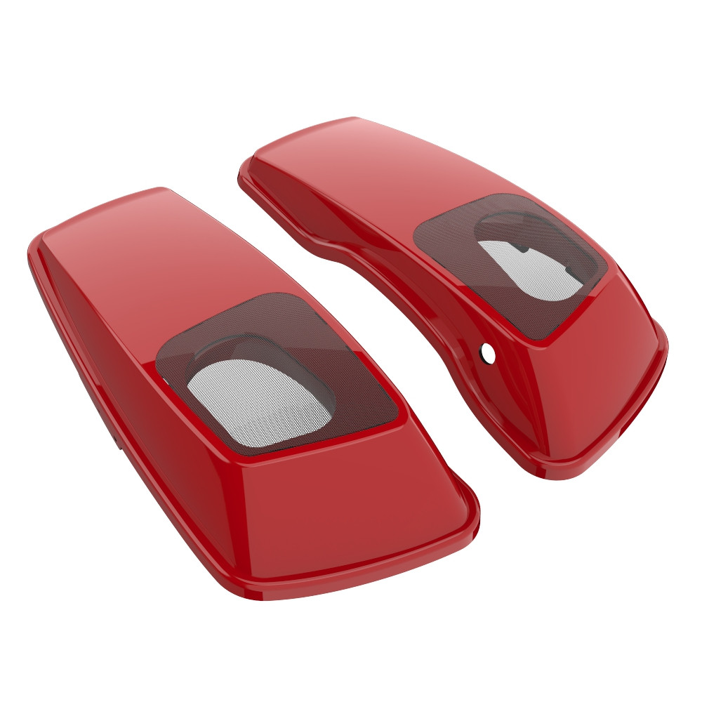 Color Matched 6X9 Saddlebag Speaker Lids For 2014-2023 Harley Davidson Touring