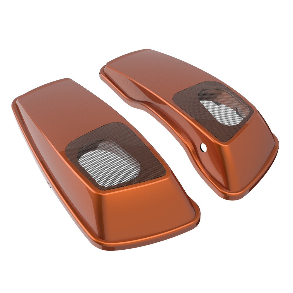 Color Matched 6X9 Saddlebag Speaker Lids For 2014-2023 Harley Davidson Touring