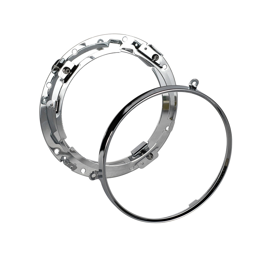 Advanblack 7" Mounting Bracket Ring Replace Harley P/N 68124-04B