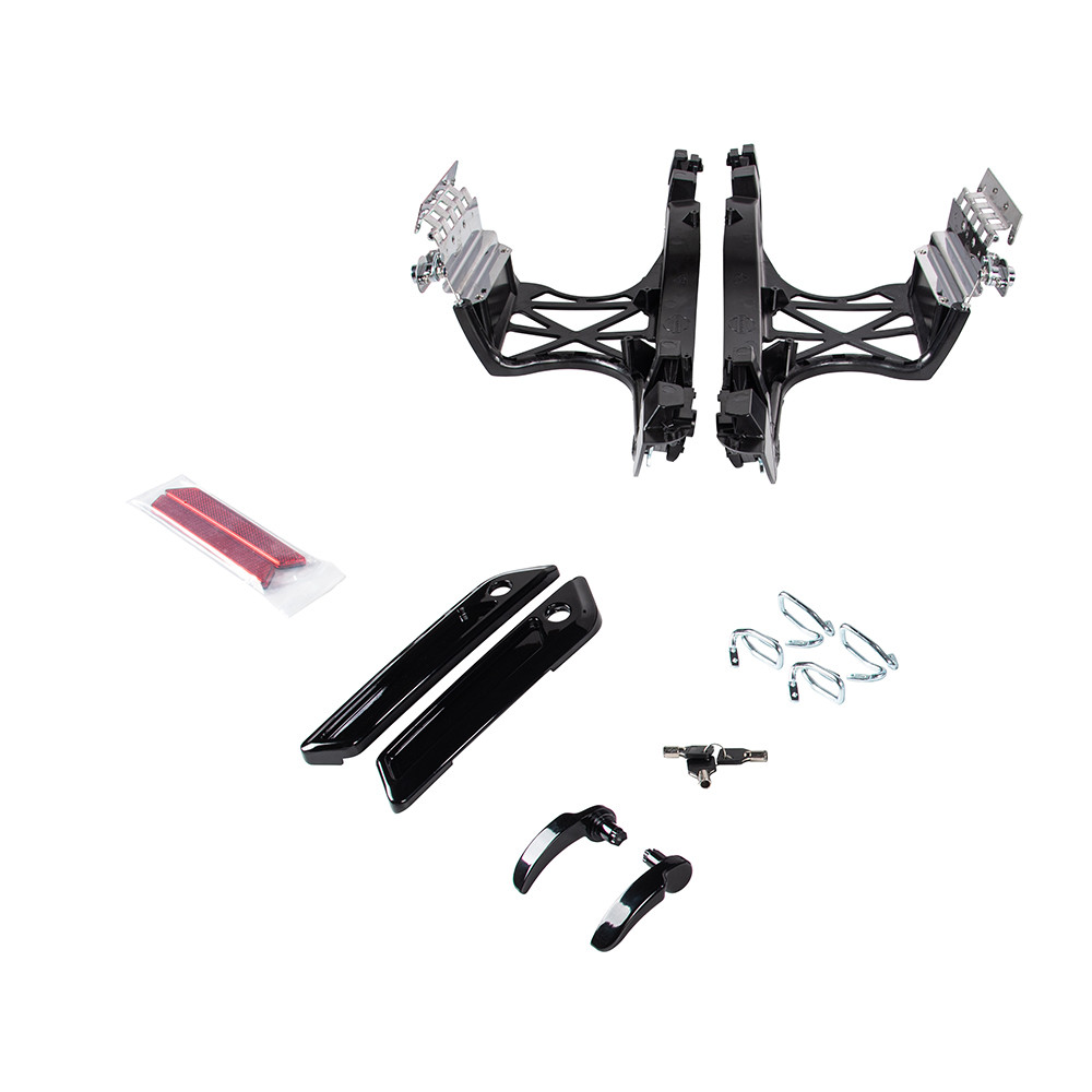 One Touch Saddlebag Mounting Latch Hardware For 2014-2023 Harley Touring Models