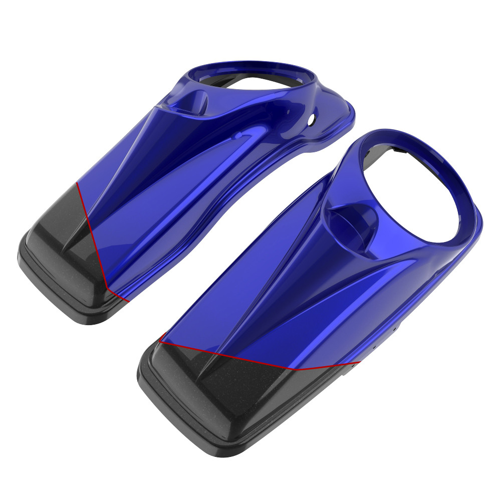 8'' Saddlebag Speaker Lids Cover for 2014-2023 Harley Davidson Touring