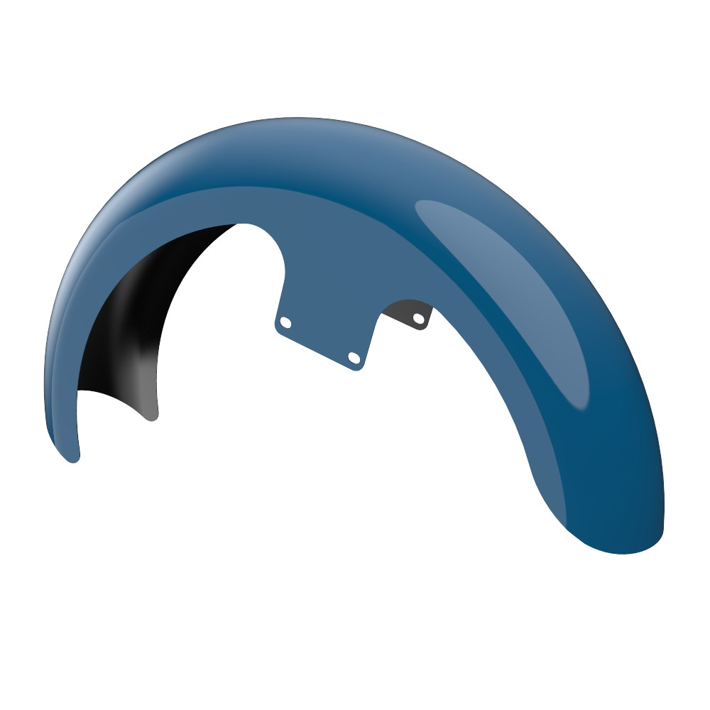 21" Reveal Wrapper Hugger Front Fender For '09-'23 Harley Touring