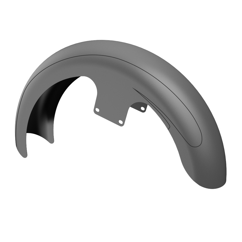 21" Reveal Wrapper Hugger Front Fender For '09-'23 Harley Touring