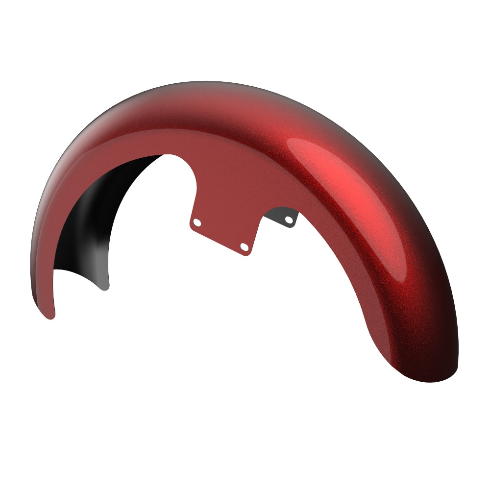 21" Reveal Wrapper Hugger Front Fender For '09-'23 Harley Touring