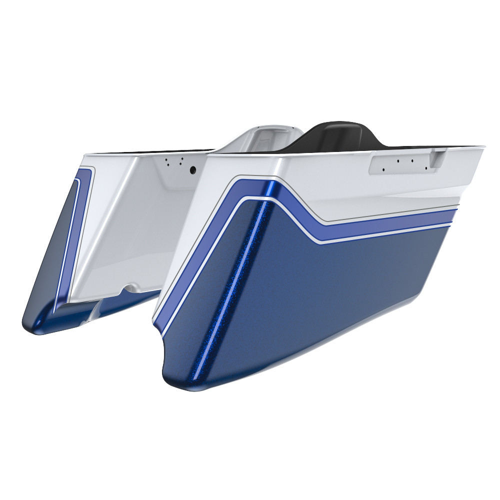 CVO Style Tapered Stretched Saddlebag Bottoms for 2014-2023 Harley Davidson Touring