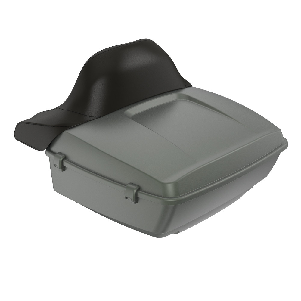 Advanblack King Rear Tour Trunk Pack For '97-'26 Harley Touring / Softail