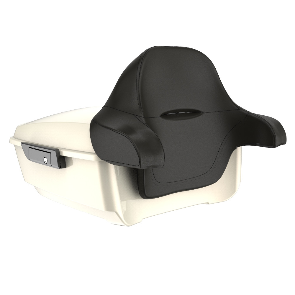 Advanblack King Rear Tour Trunk Pack For '97-'26 Harley Touring / Softail
