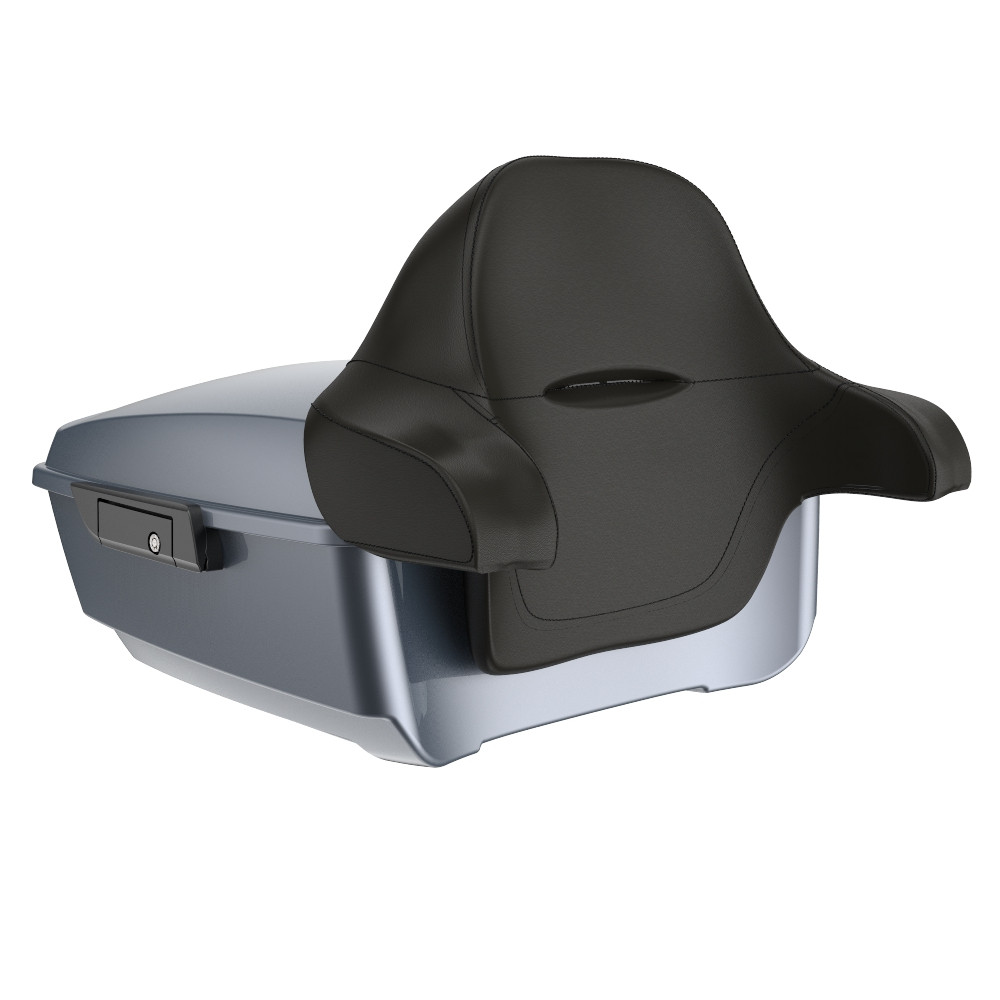 Advanblack King Rear Tour Trunk Pack For '97-'26 Harley Touring / Softail