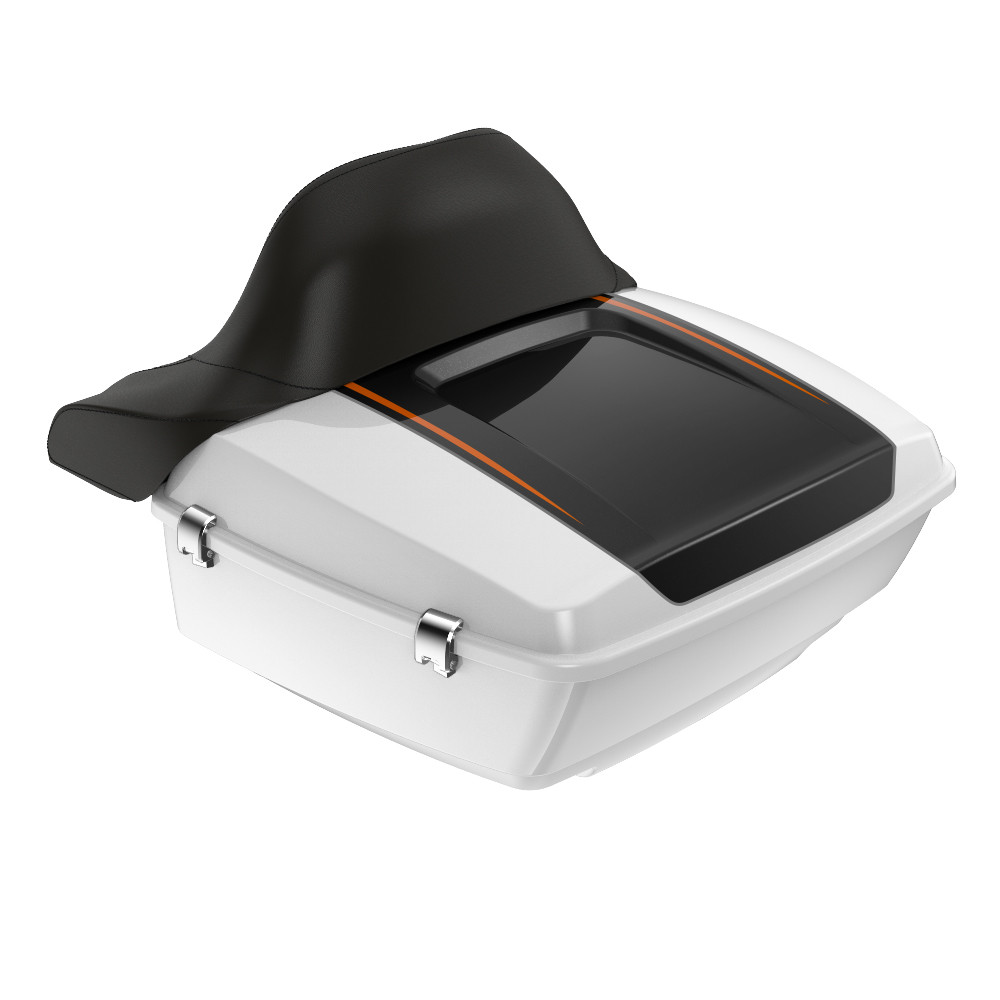Advanblack King Rear Tour Trunk Pack For '97-'26 Harley Touring / Softail