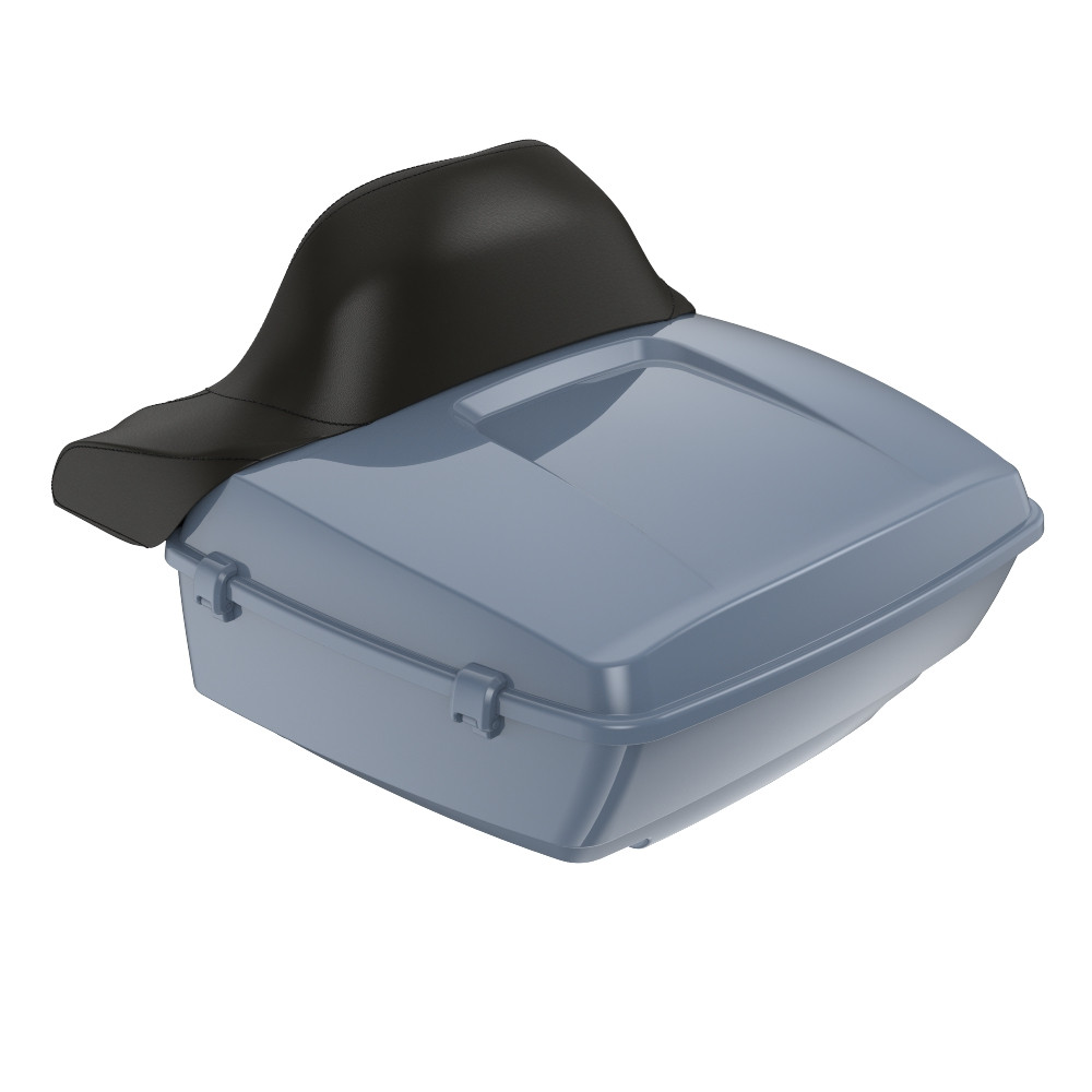Advanblack King Rear Tour Trunk Pack For '97-'26 Harley Touring / Softail