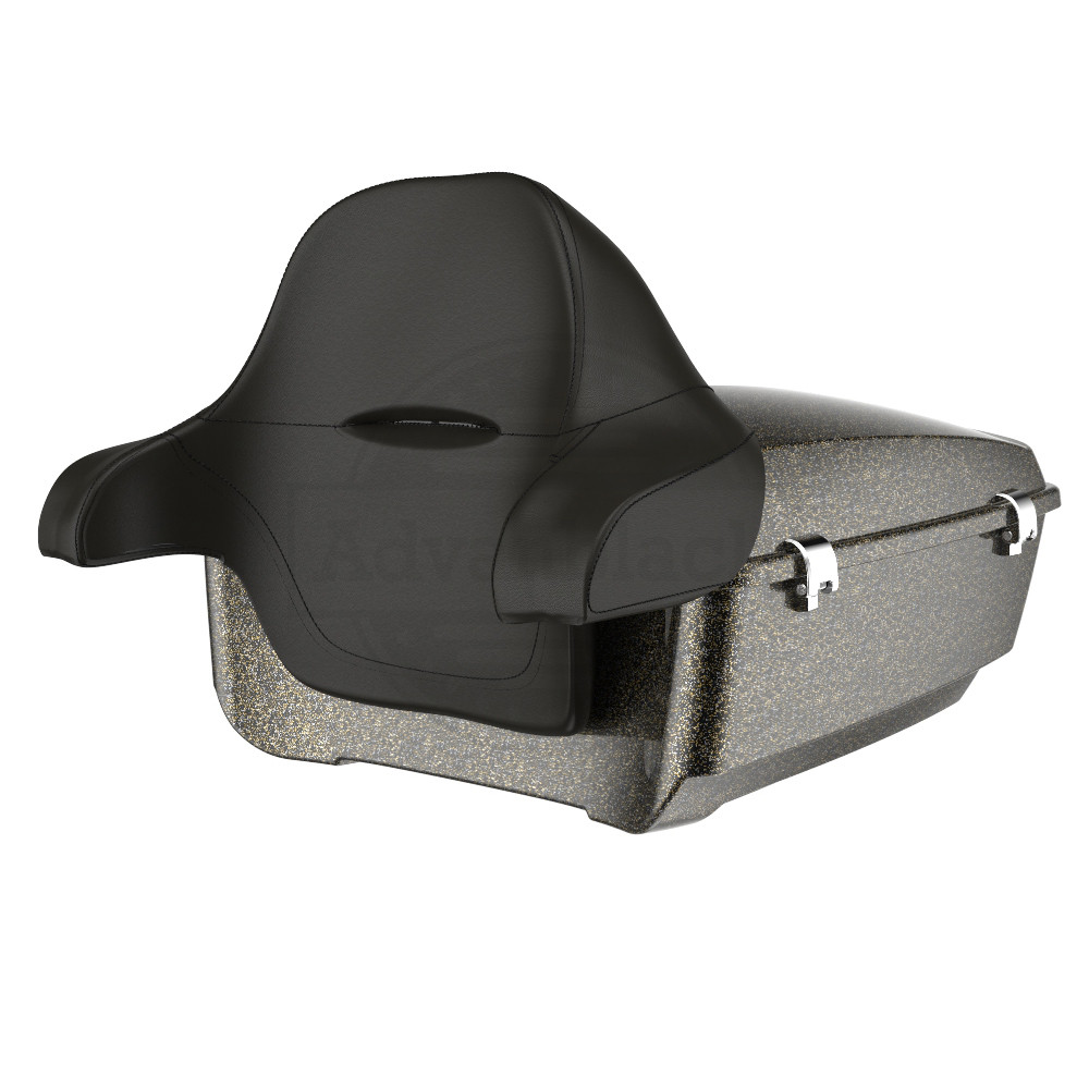 Advanblack King Rear Tour Trunk Pack For '97-'26 Harley Touring / Softail