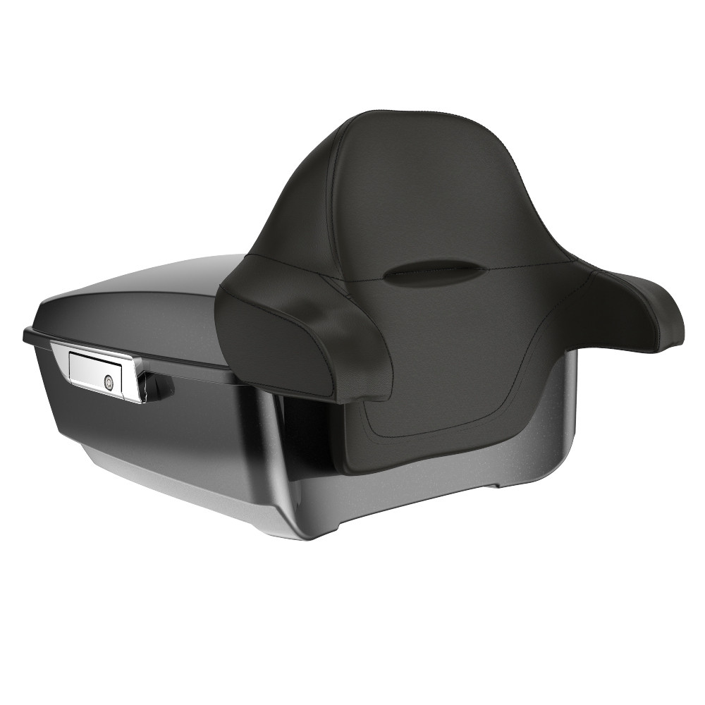 Advanblack King Rear Tour Trunk Pack For '97-'26 Harley Touring / Softail