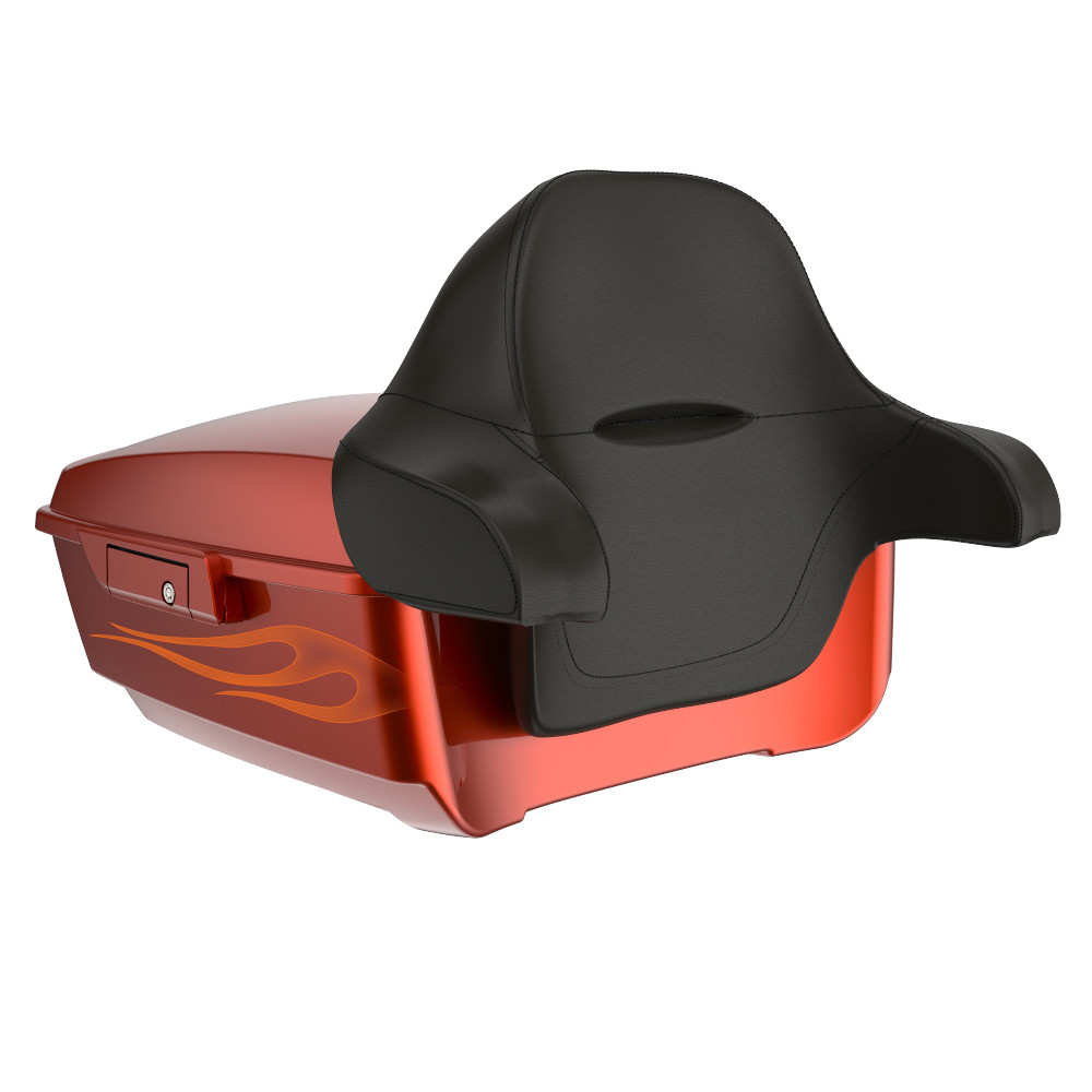 Advanblack King Rear Tour Trunk Pack For '97-'26 Harley Touring / Softail