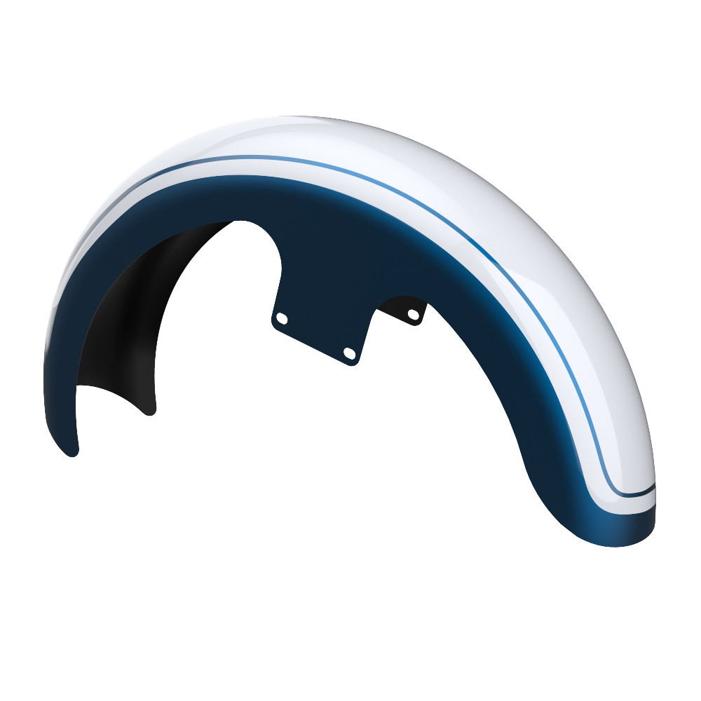 19" Reveal Wrapper Hugger Front Fender For '09-'23 Harley Touring