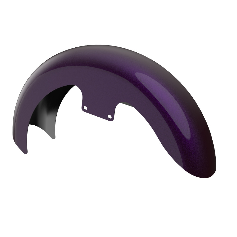 19" Reveal Wrapper Hugger Front Fender For '09-'23 Harley Touring