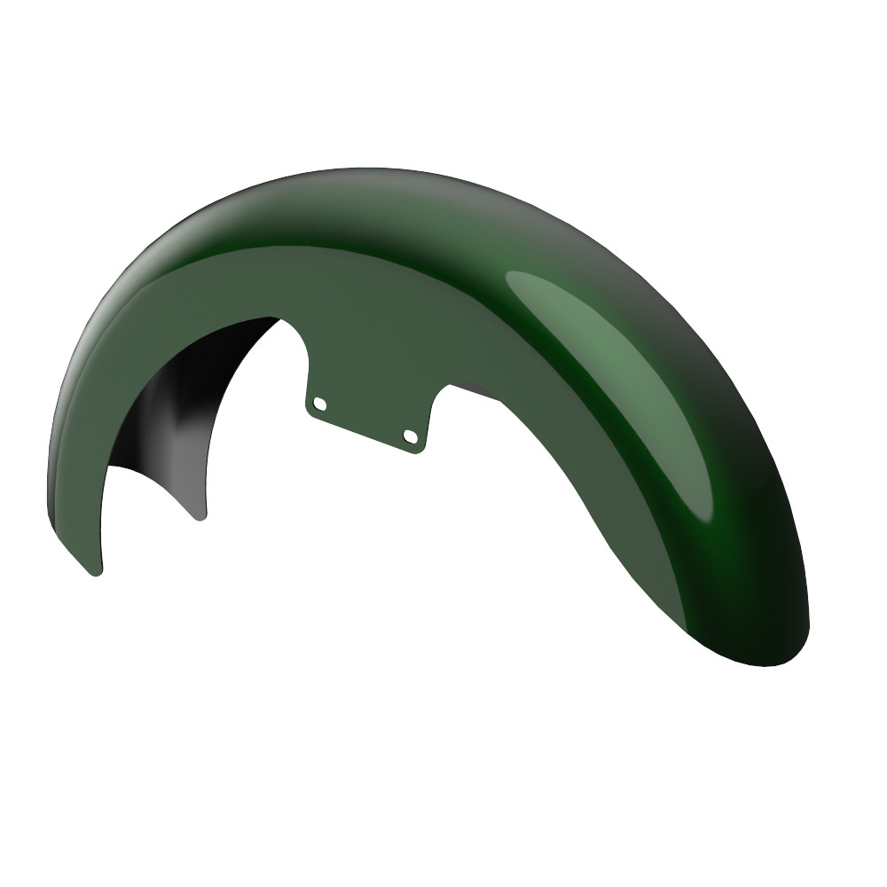 19" Reveal Wrapper Hugger Front Fender For '09-'23 Harley Touring