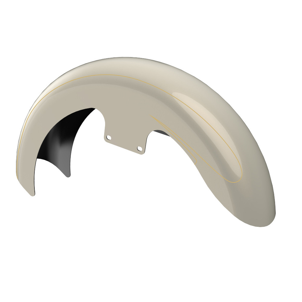 19" Reveal Wrapper Hugger Front Fender For '09-'23 Harley Touring