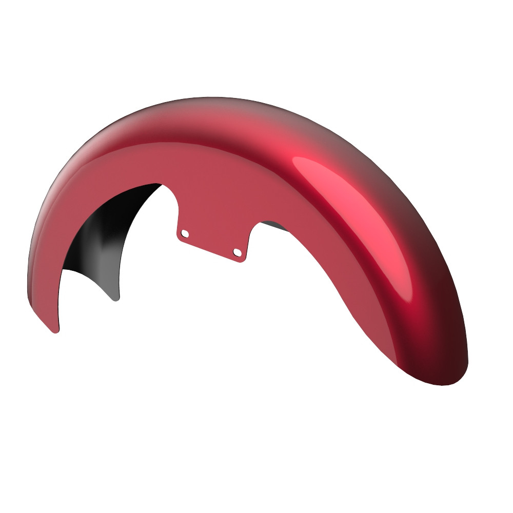 19" Reveal Wrapper Hugger Front Fender For '09-'23 Harley Touring