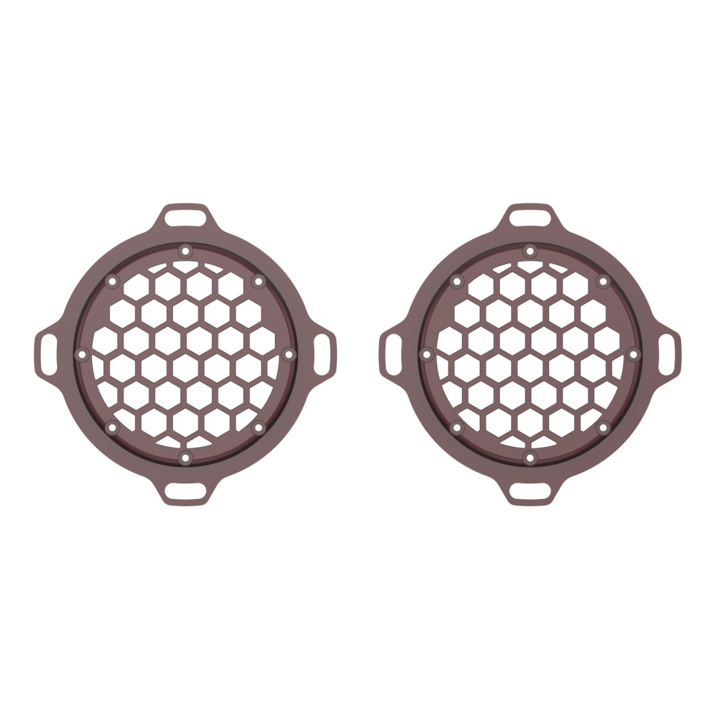 HEX Speaker Grills For 2013down Electric Glide / Street Glide Inner Fairing