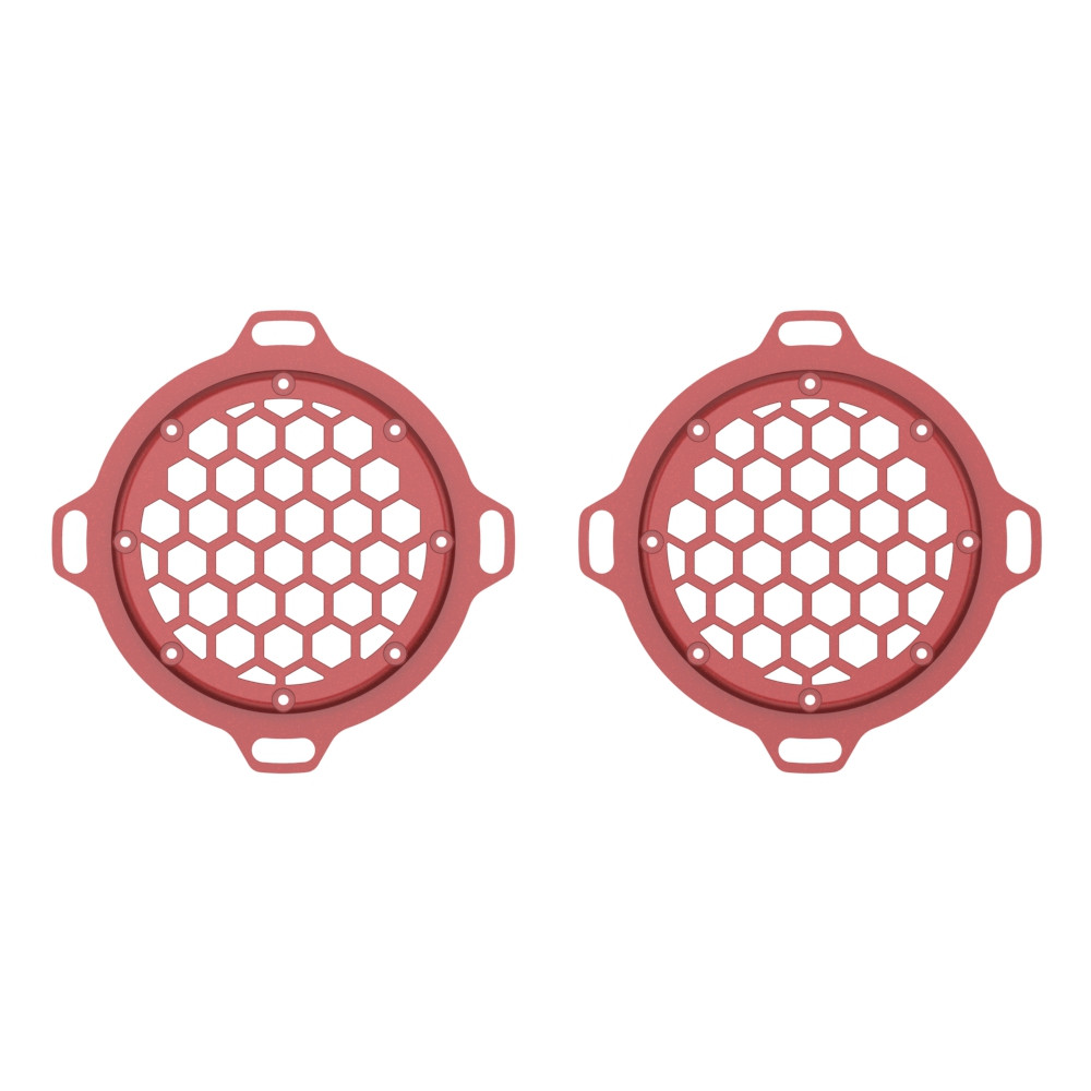 HEX Speaker Grills For 2013down Electric Glide / Street Glide Inner Fairing