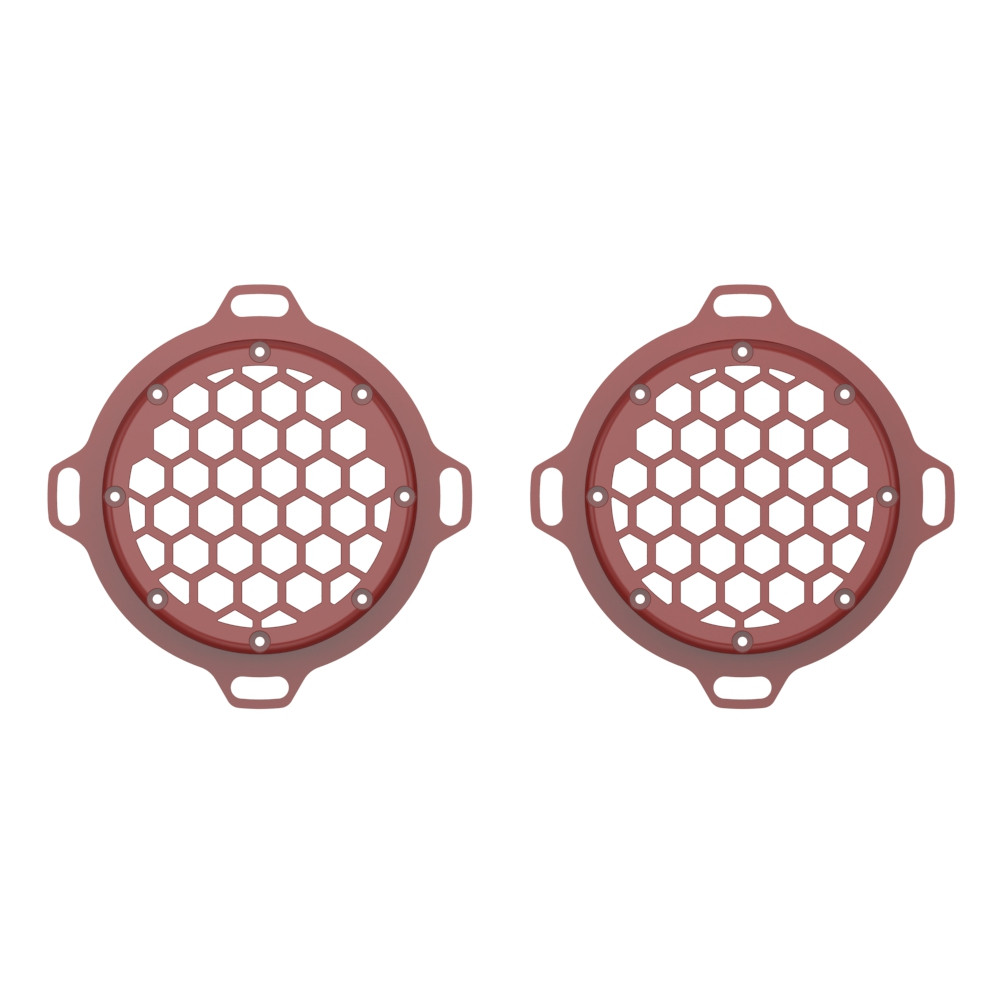 HEX Speaker Grills For 2013down Electric Glide / Street Glide Inner Fairing