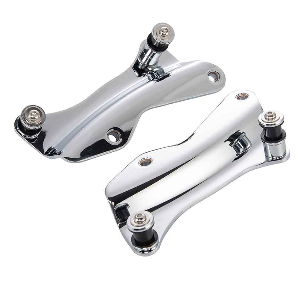 Chrome 4-Point Docking Hardware Kit for Harley Touring '2014+ PN 52300353