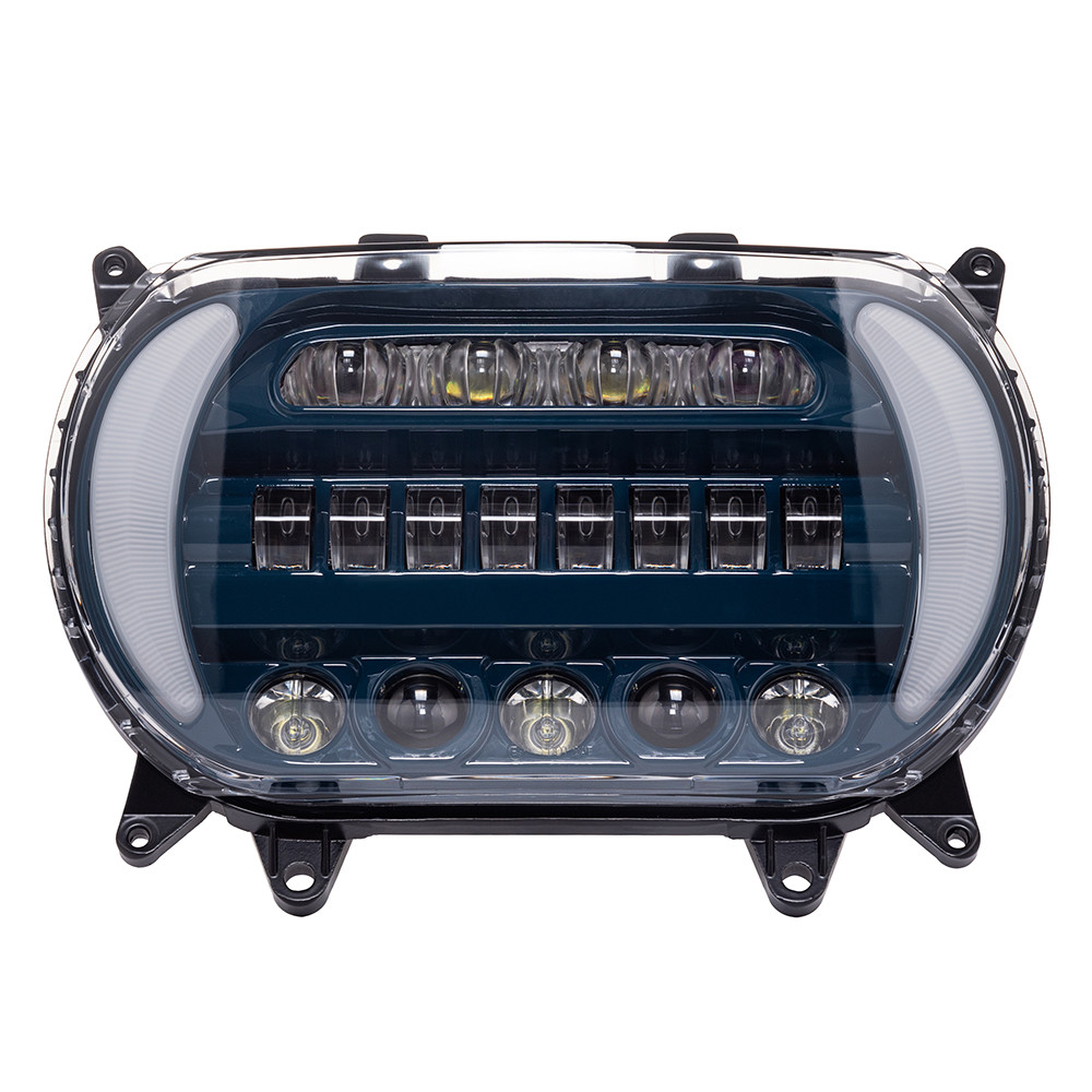 Color Matched "ATTACK" LED Headlight for 2015-2021 Harley Road Glide