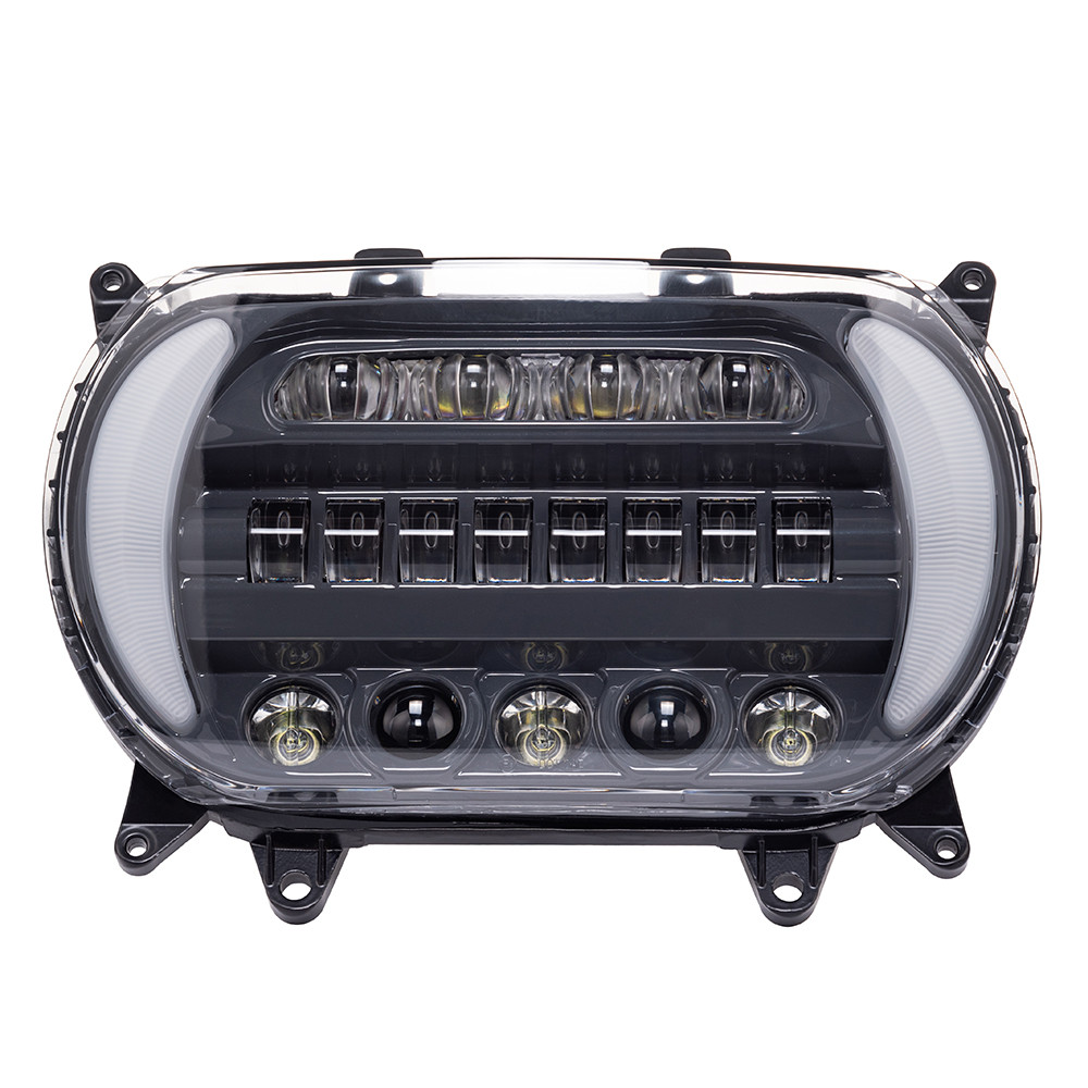Color Matched "ATTACK" LED Headlight for 2015-2021 Harley Road Glide