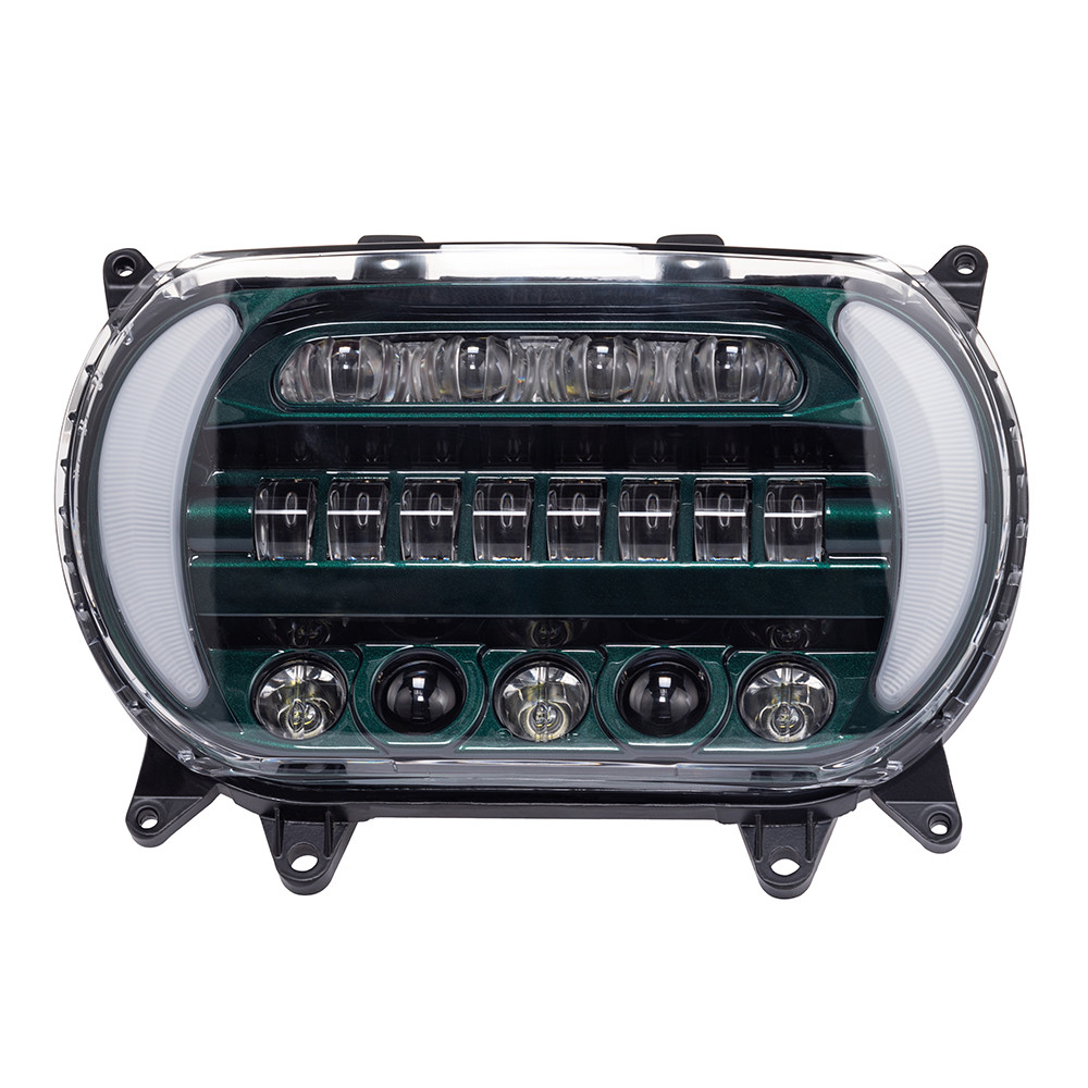Color Matched "ATTACK" LED Headlight for 2015-2021 Harley Road Glide