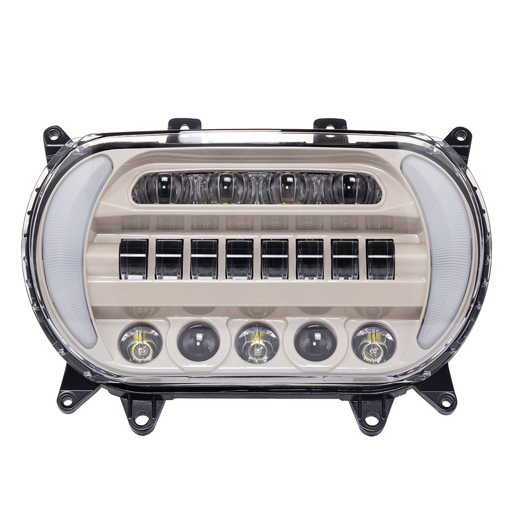 Color Matched "ATTACK" LED Headlight for 2015-2021 Harley Road Glide