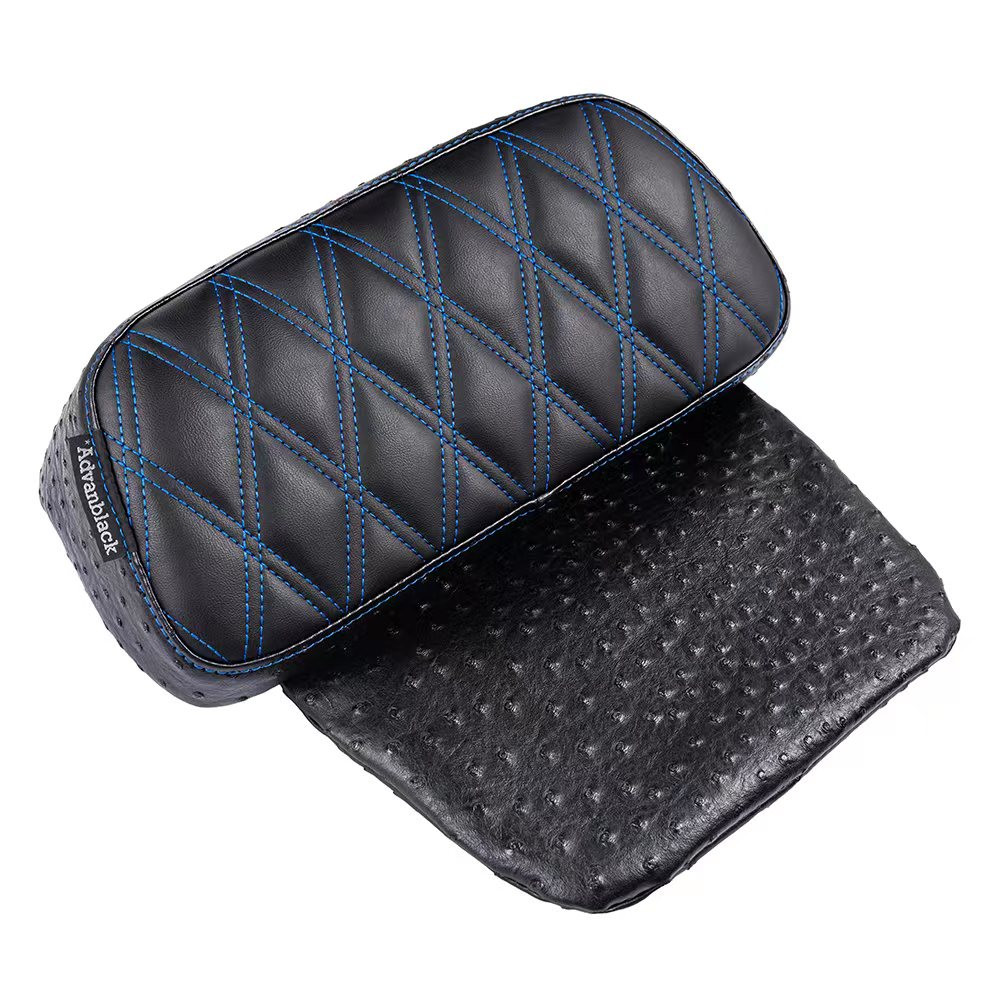 Raptor Small Backrest Pad with Custom Stitching for Harley Touring