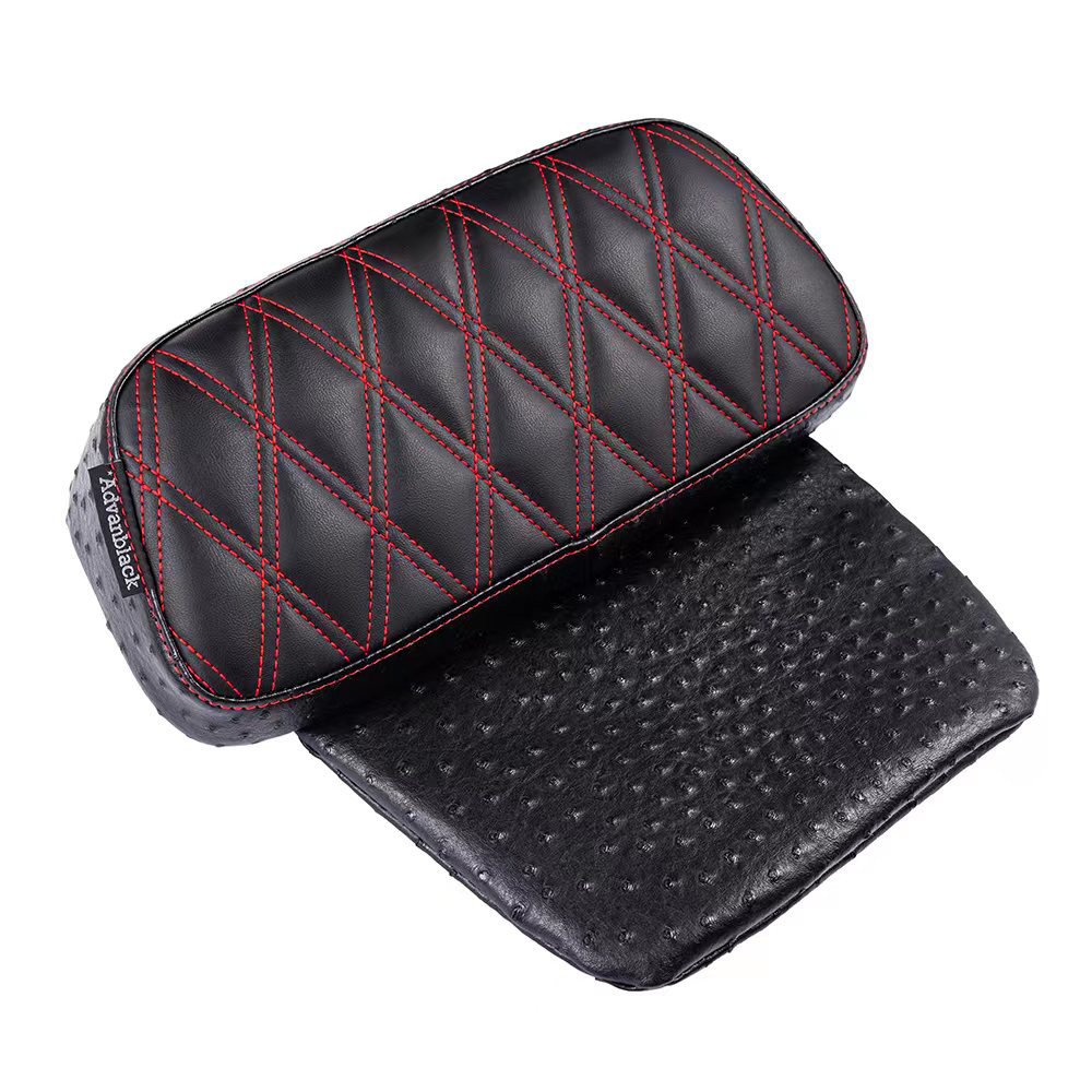 Raptor Small Backrest Pad with Custom Stitching for Harley Touring