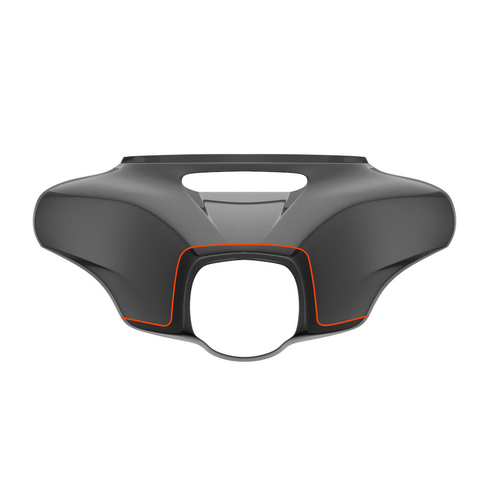 Custom Two Tone Outer Fairing Batwing Cowl for 2014-2023 Harley Touring ELECTRA GLIDE/ STREET GLIDE/ ULTRA CLASSIC