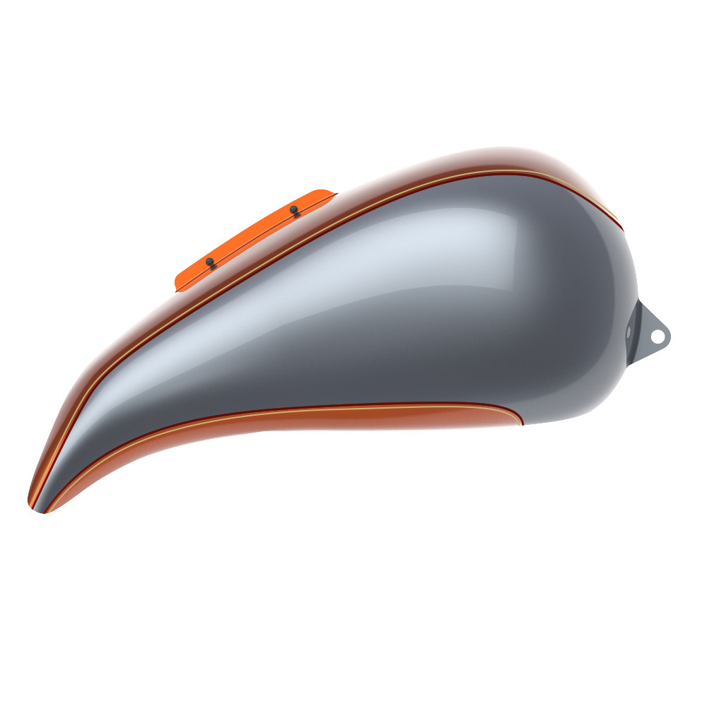 Custom Two Tone Stretched Tank Cover for Harley '09-'23 Street Glide & Road Glide & Road King