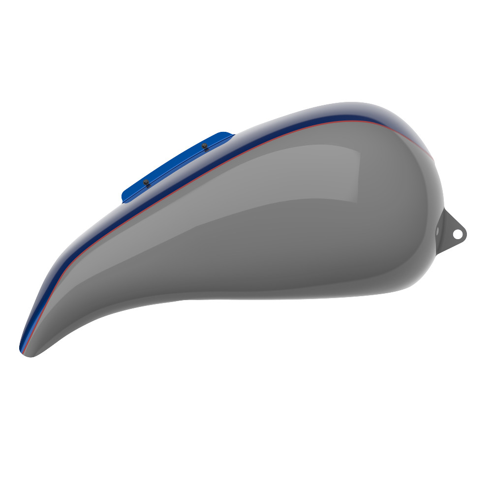 Custom Two Tone Stretched Tank Cover for Harley '09-'23 Street Glide & Road Glide & Road King