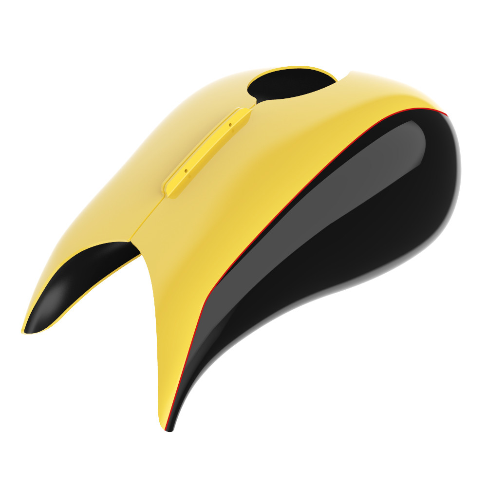 Custom Two Tone Stretched Tank Cover for Harley '09-'23 Street Glide & Road Glide & Road King