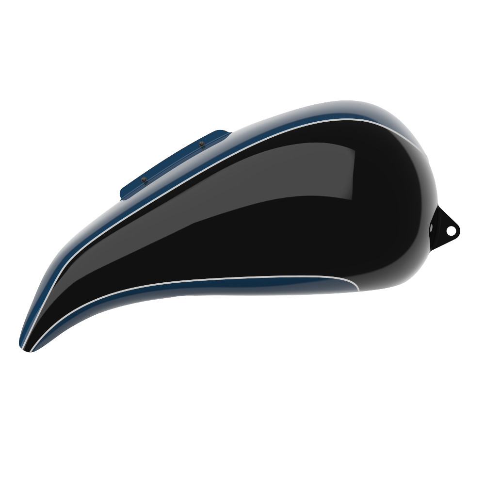Custom Two Tone Stretched Tank Cover for Harley '09-'23 Street Glide & Road Glide & Road King