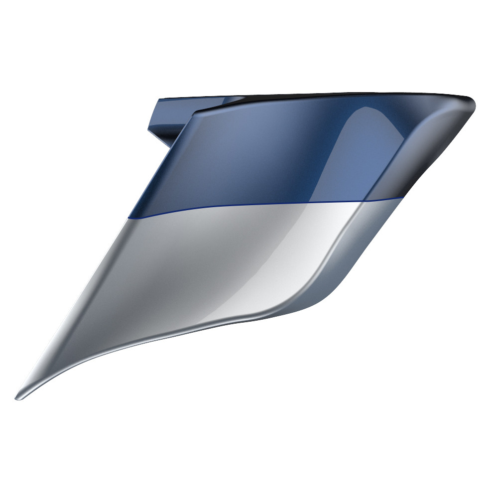 Custom Two Tone ABS Stretched Side Cover Panel for 2014-2023 Harley Davidson Touring