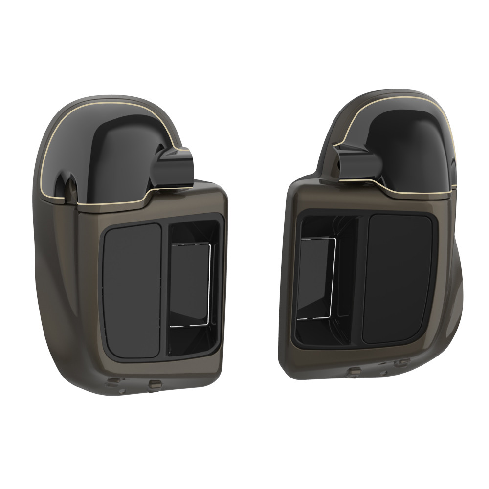 Custom Two Tone Rushmore Lower Vented Fairings for 2014-2023 Harley Touring