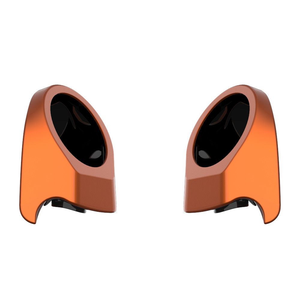 Color Matched 6.5 Inch Speaker Pods for Advanblack & Harley King Rear Tour Trunk Pack