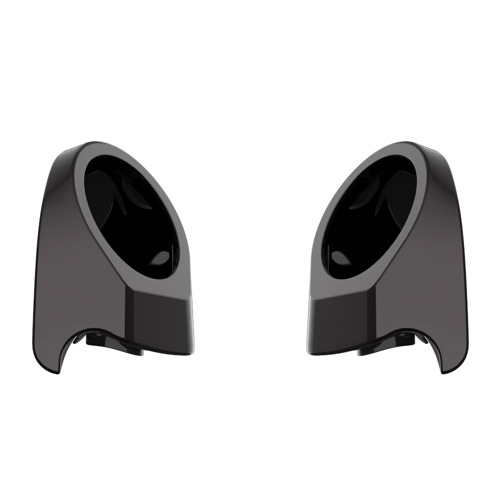 Color Matched 6.5 Inch Speaker Pods for Advanblack & Harley King Rear Tour Trunk Pack