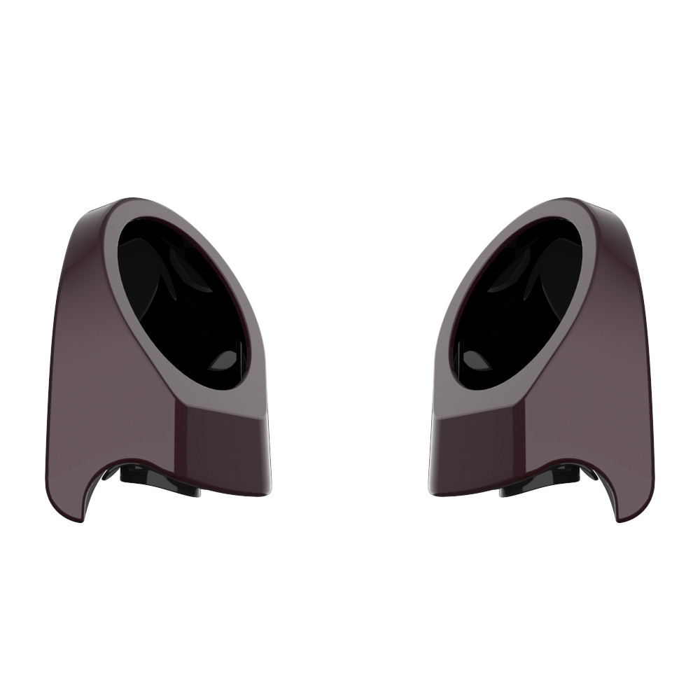 Color Matched 6.5 Inch Speaker Pods for Advanblack & Harley King Rear Tour Trunk Pack
