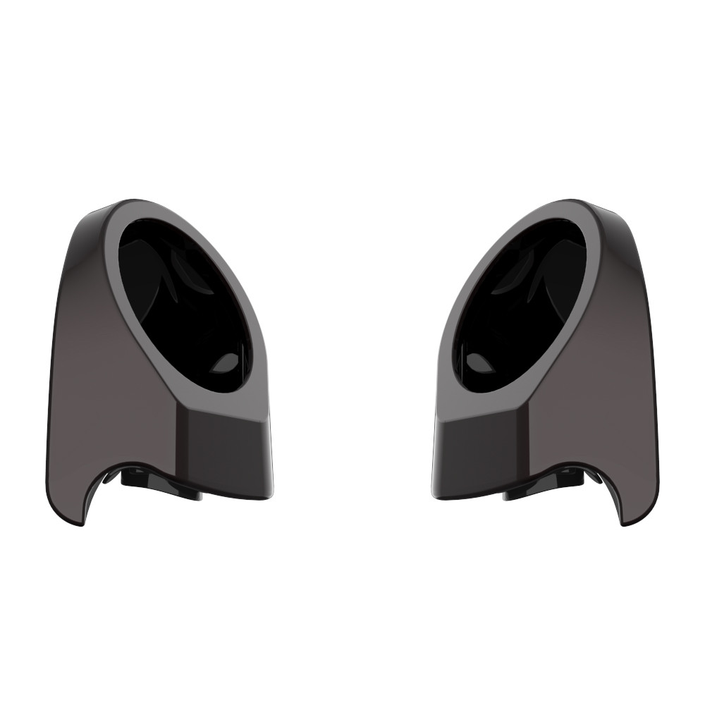 Color Matched 6.5 Inch Speaker Pods for Advanblack & Harley King Rear Tour Trunk Pack