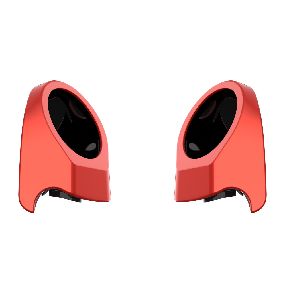 Color Matched 6.5 Inch Speaker Pods for Advanblack & Harley King Rear Tour Trunk Pack